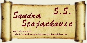 Sandra Stojačković vizit kartica